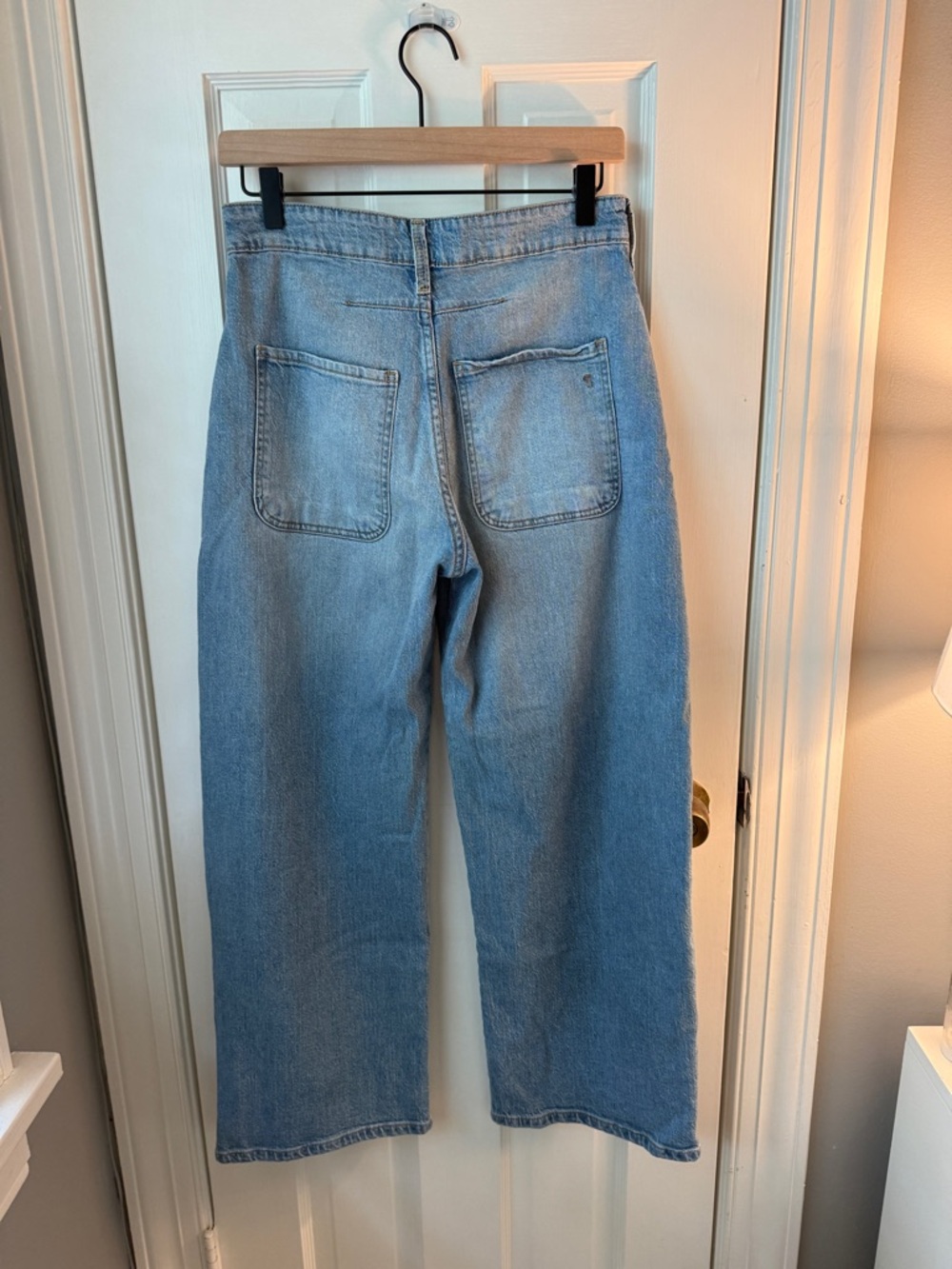 Pilcro Kayden Carpenter Light Blue Barrel Jeans - 27 - Picture 7 of 7